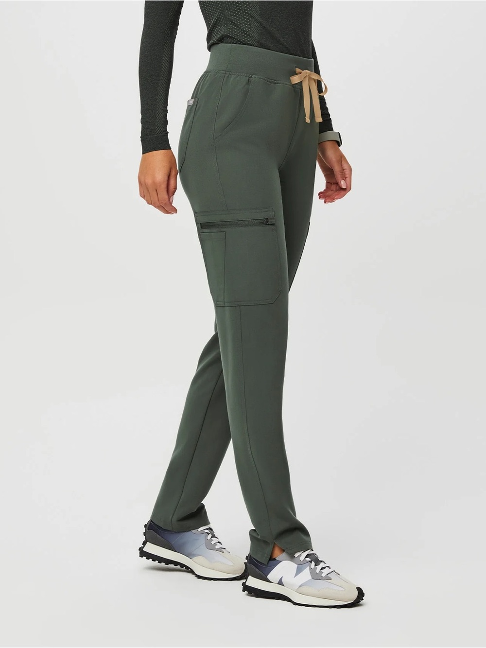 Women's Moss Green Yola Scrub Pants